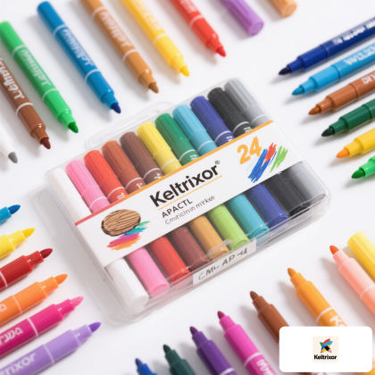 Keltrixor Acrylic Paint Markers 24 Colors